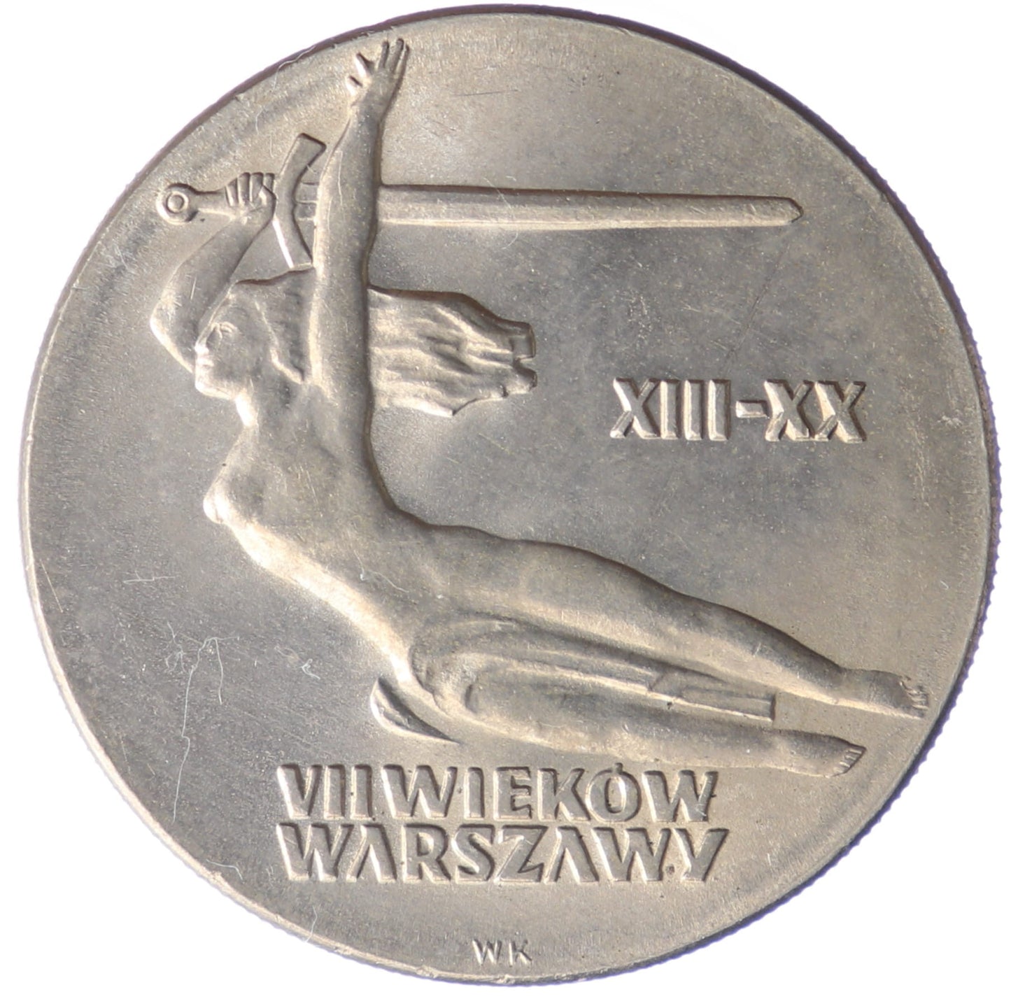 10 złotych - Warszawska Nike - 1965 rok