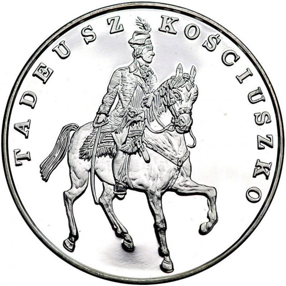 100 000 złotych - Tadeusz Kościuszko - 1990 rok