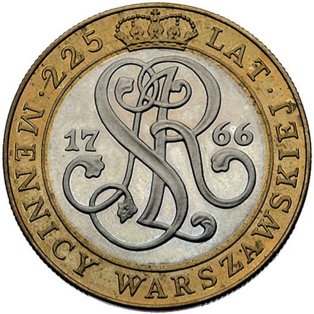 20 000 złotych - 225 Lat Mennicy Warszawskiej - 1991 rok