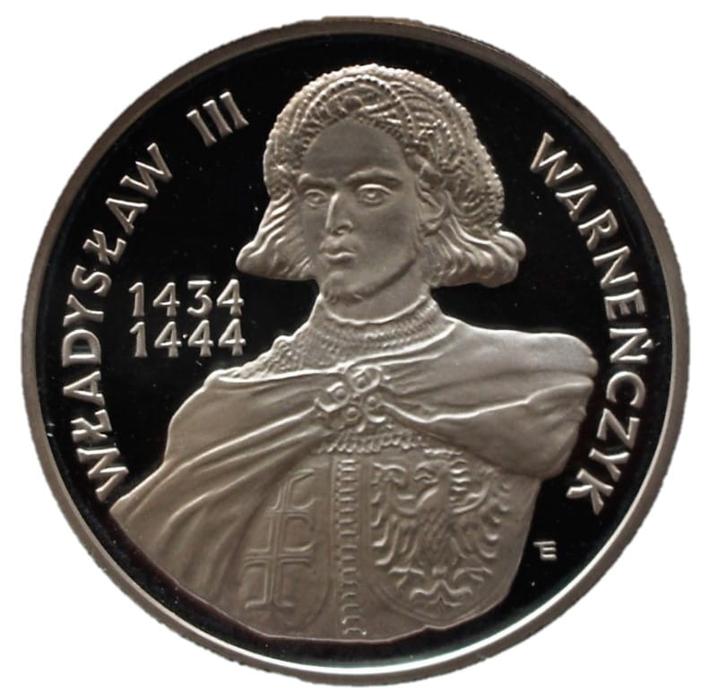 200 000 złotych - Władysław III Warneńczyk - półpostać - 1992 rok