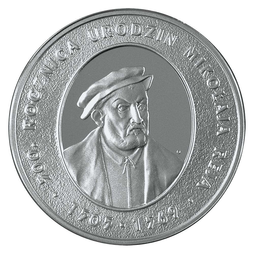 Moneta 10 zł Mikołaj Rej