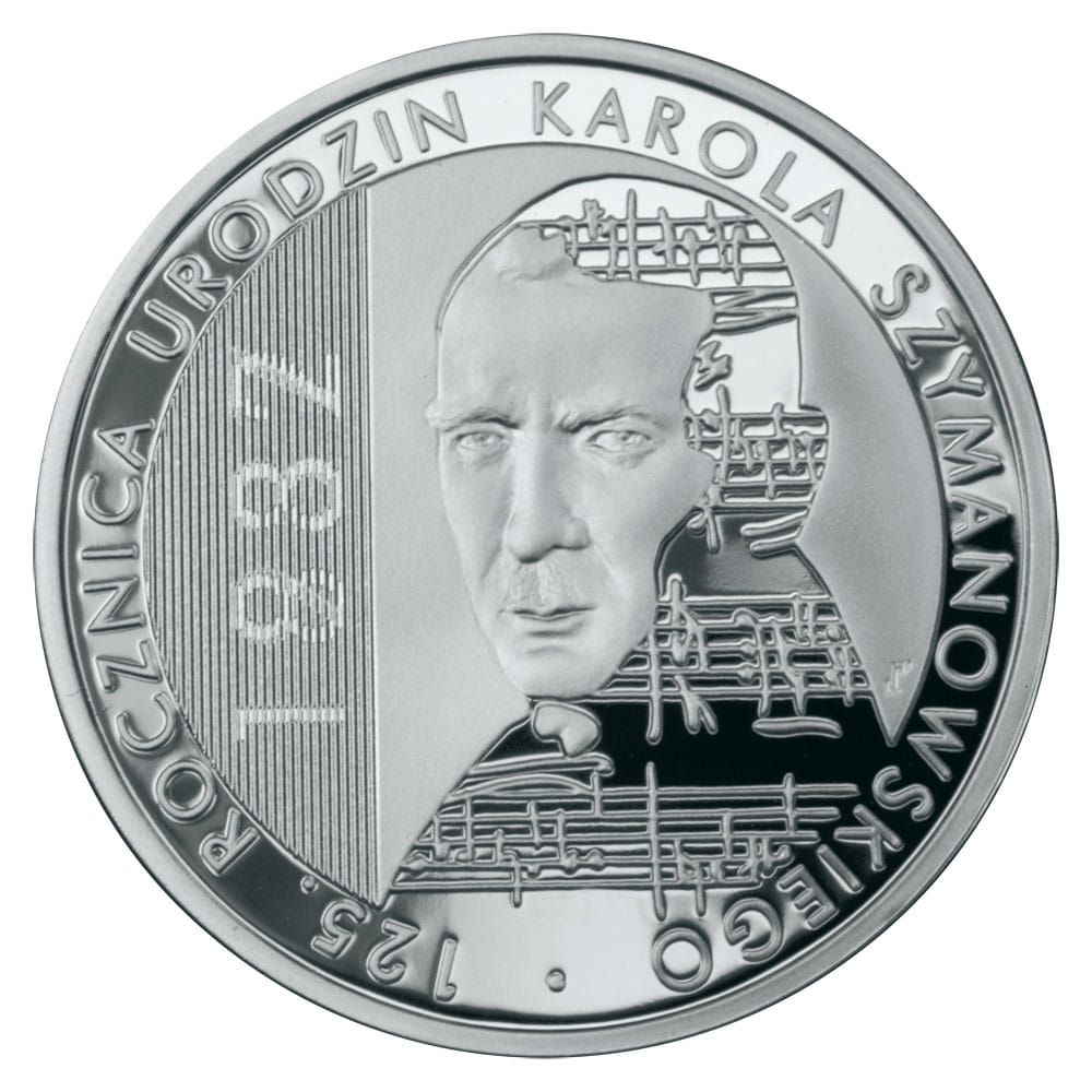 Moneta 10 zł Karol Szymanowski