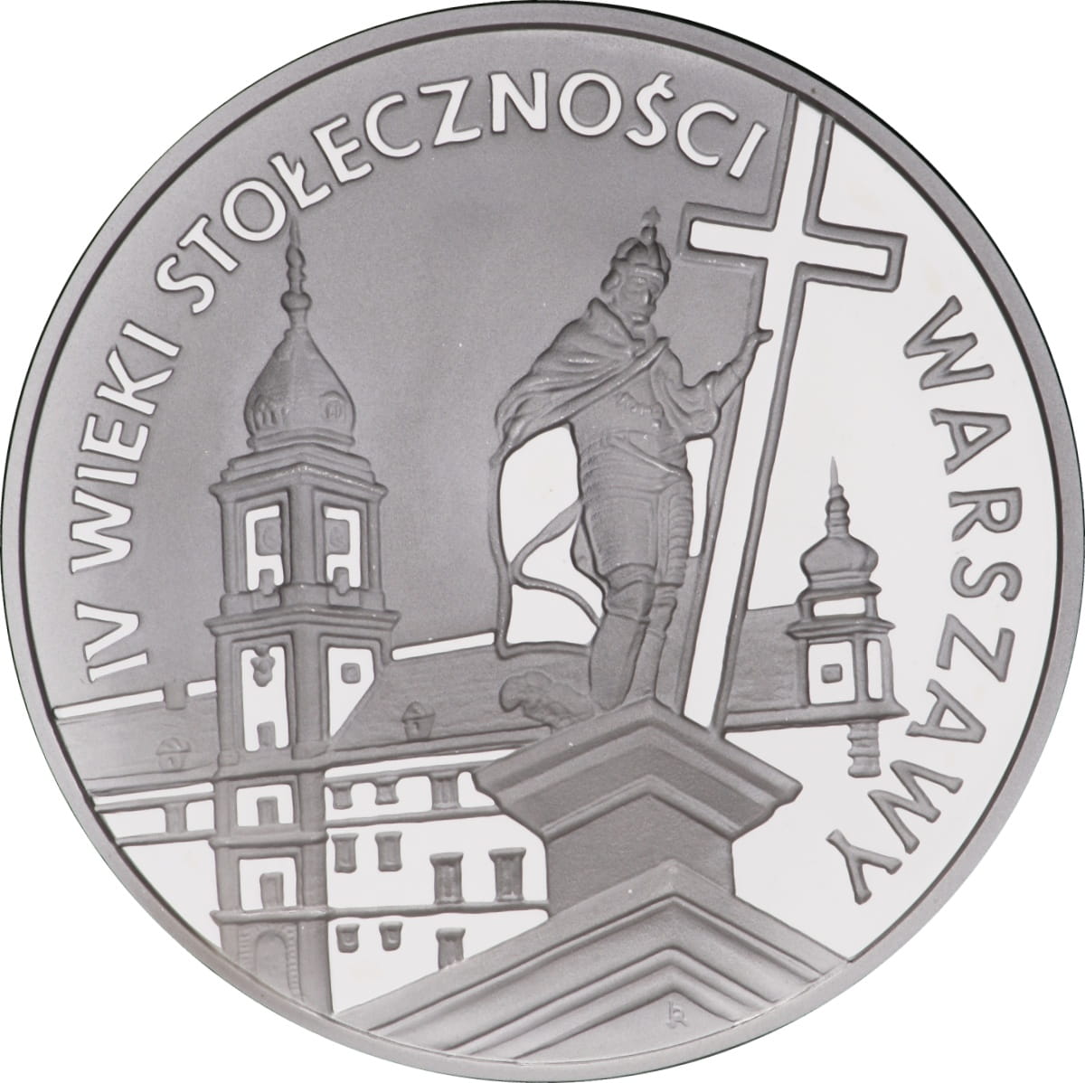 Moneta 20 zł IV wieki stołeczności Warszawy