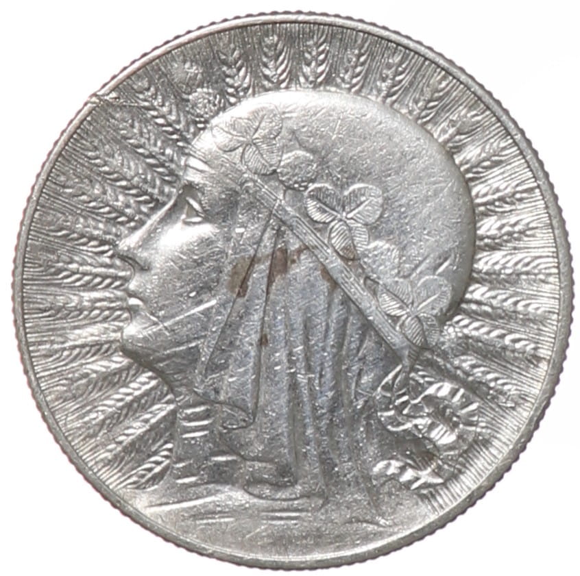 5 zł - Głowa Kobiety - 1934 (nr 1164)
