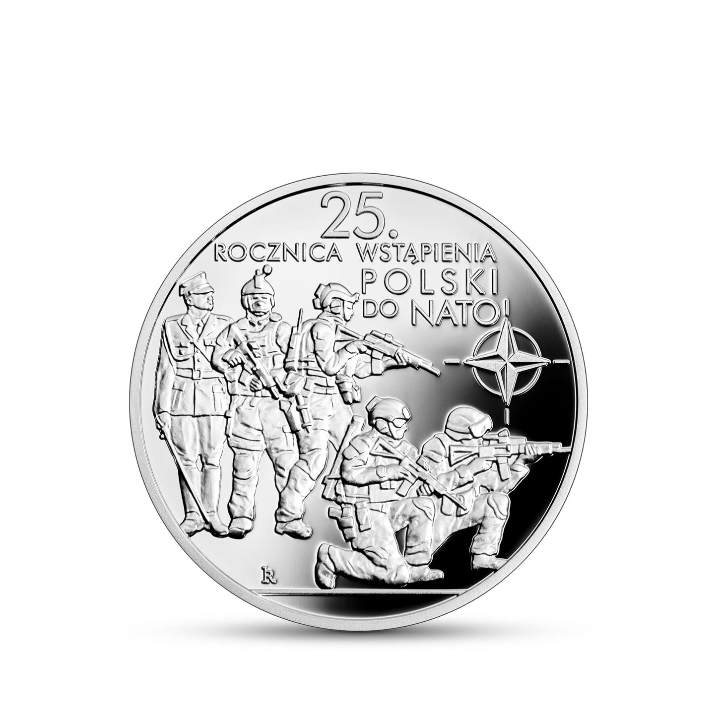 Moneta 10 zł 25. rocznica wstąpienia Polski do NATO