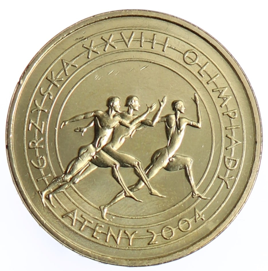 Moneta 2 zł Igrzyska - Ateny 2004 - 2004 rok