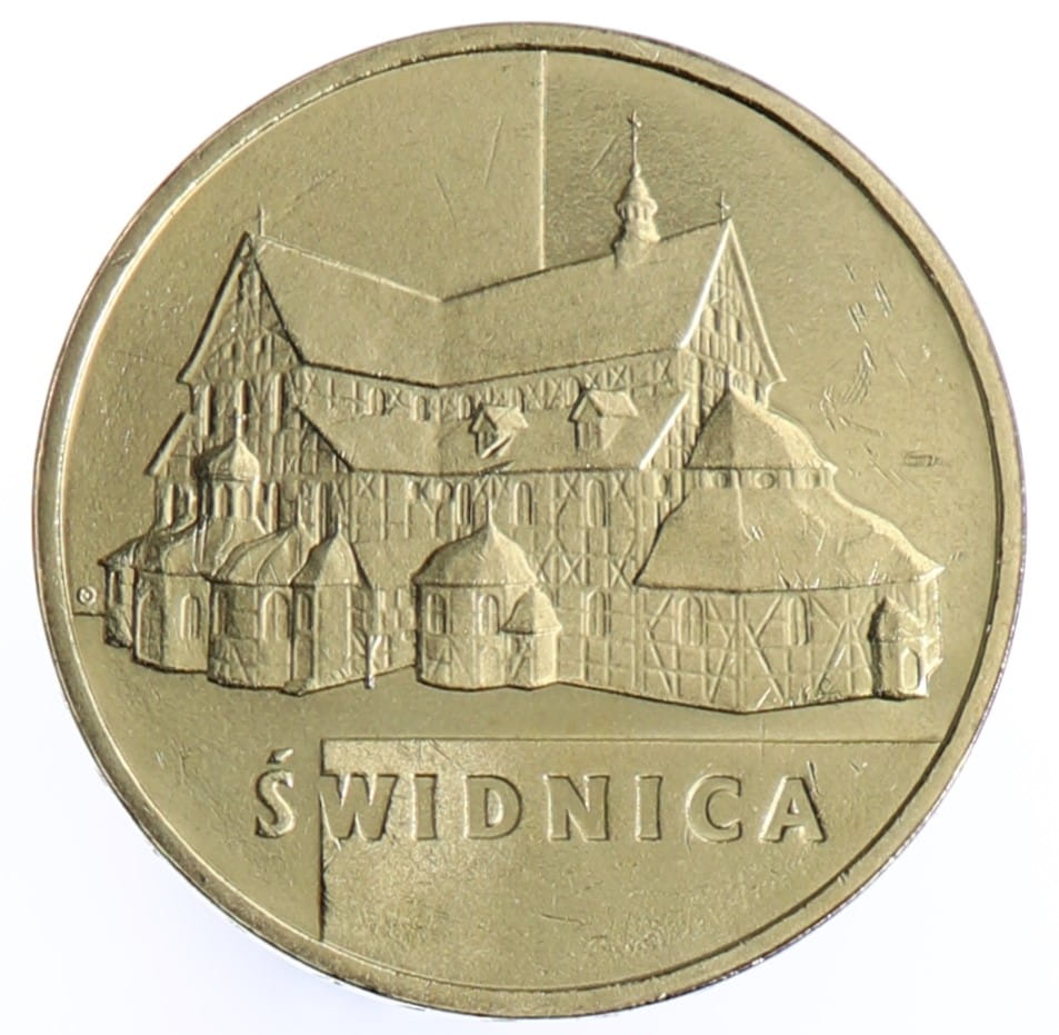 Moneta 2 zł Świdnica - 2007 rok