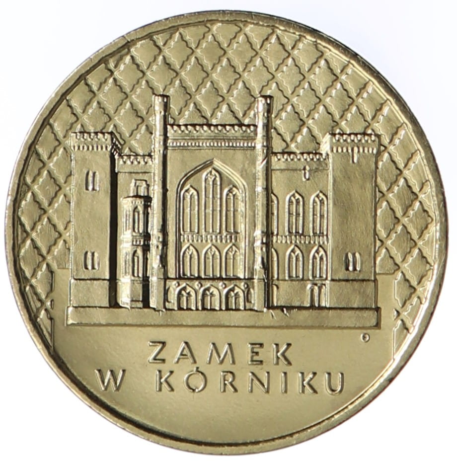 Moneta 2 zł Zamek w Kórniku - 1998 rok