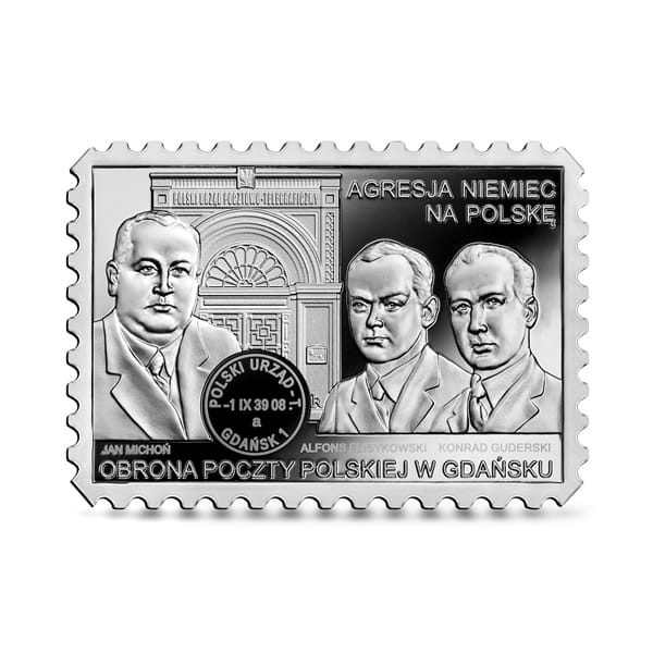Moneta 20 zł Obrona Poczty Polskiej w Gdańsku