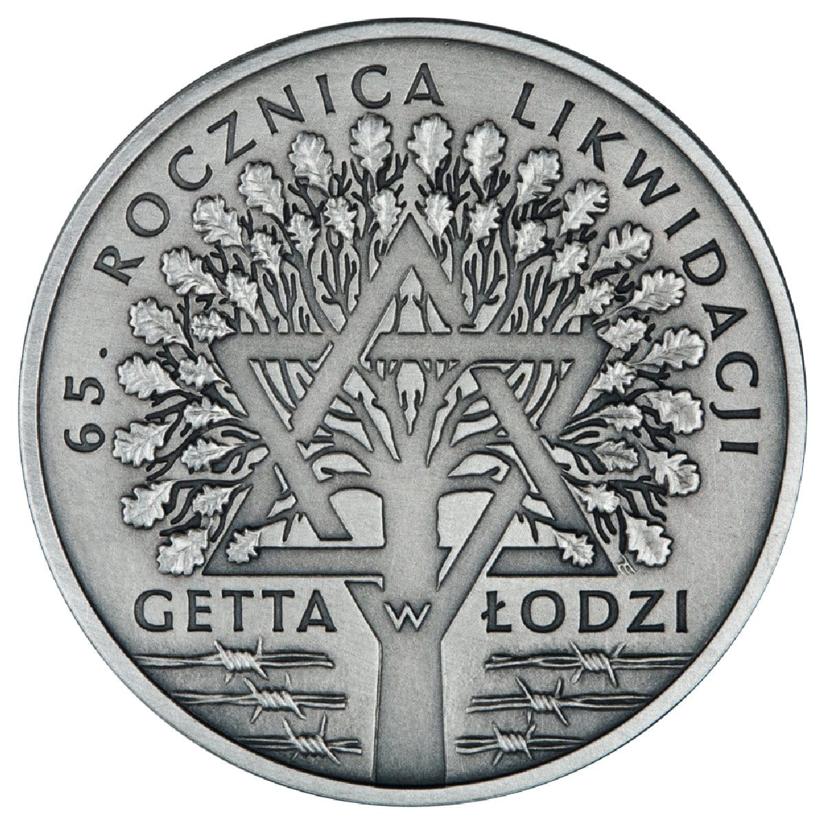 Moneta 20 zł Likwidacja getta w Łodzi