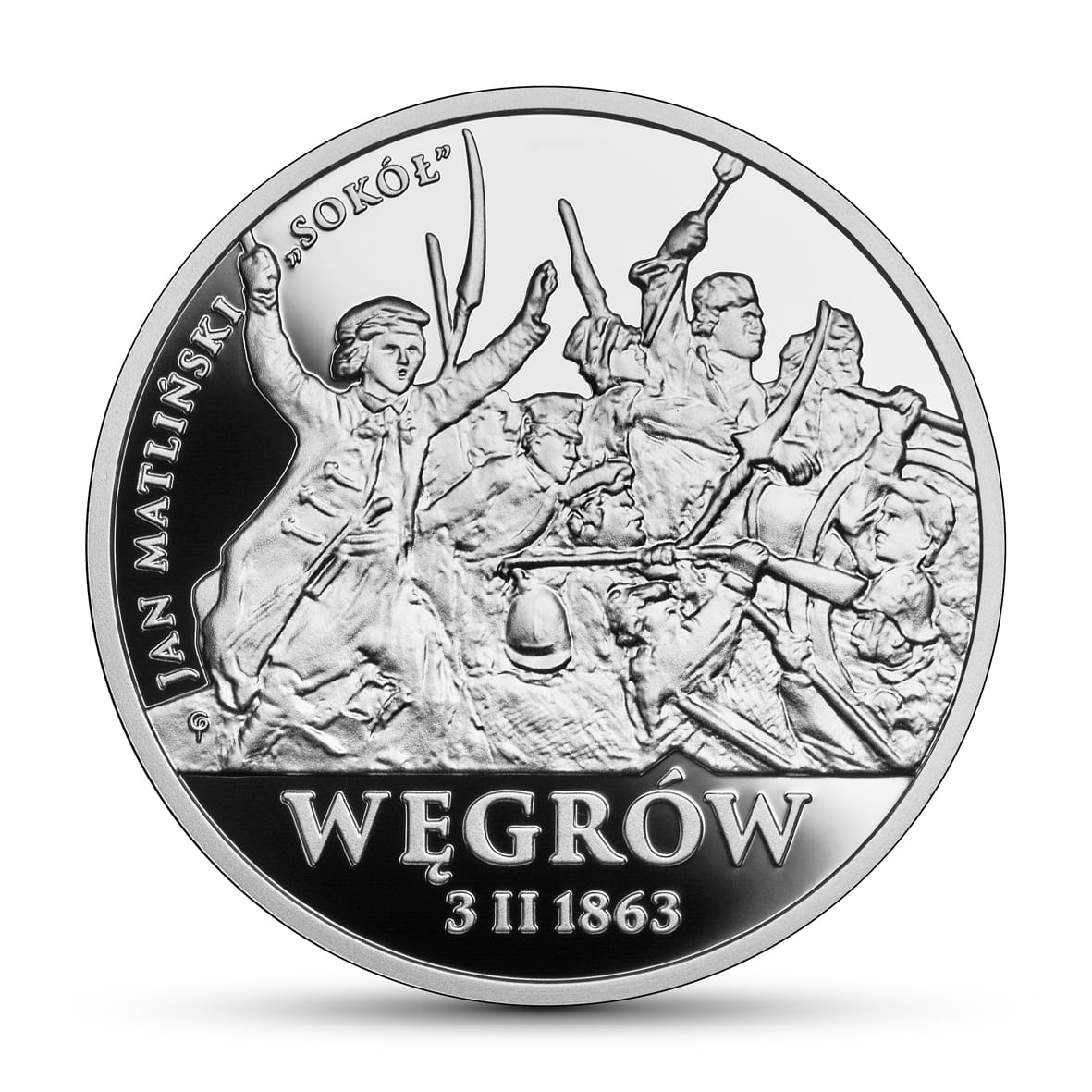 Moneta 20 zł Polskie Termopile - Węgrów