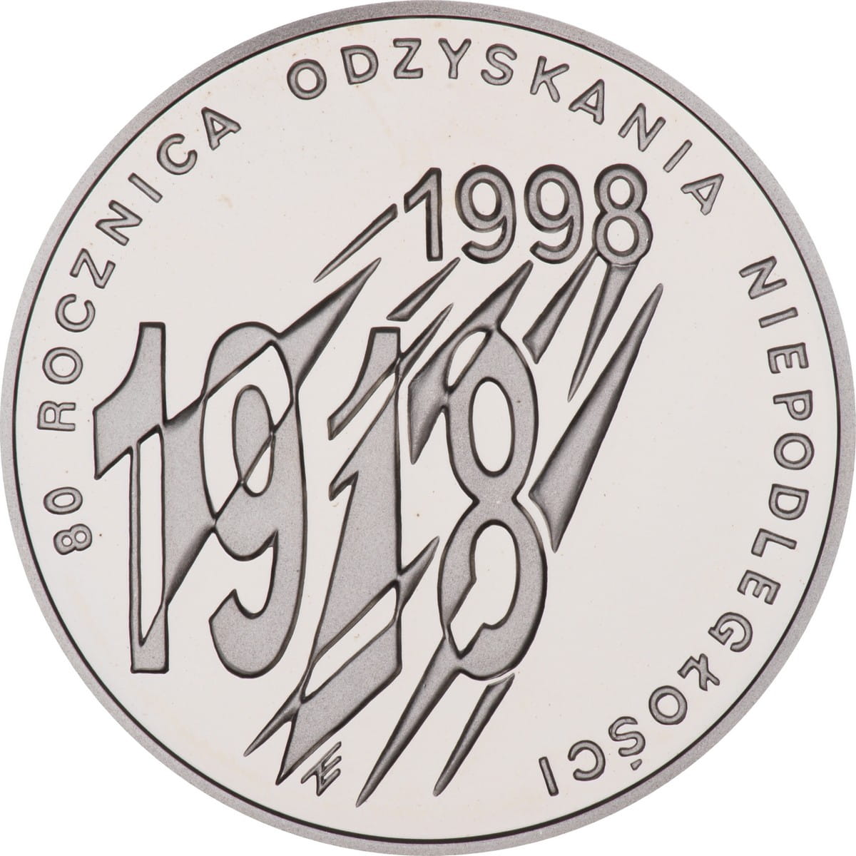 Moneta 10 zł Odzyskanie Niepodległości