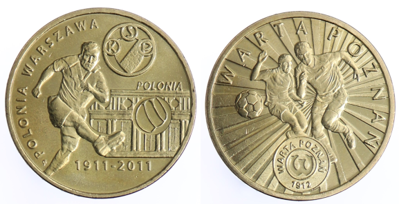 Seria monet 2 zł - Polskie Kluby Piłkarskie - 2011-2013 rok