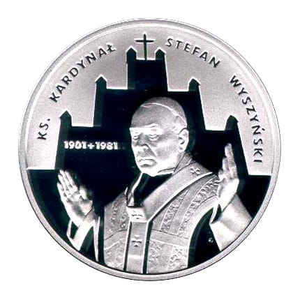Moneta 10 zł Stefan Wyszyński