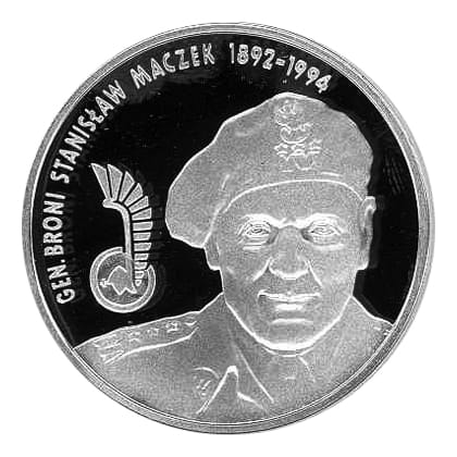 Moneta 10 zł Stanisław Maczek