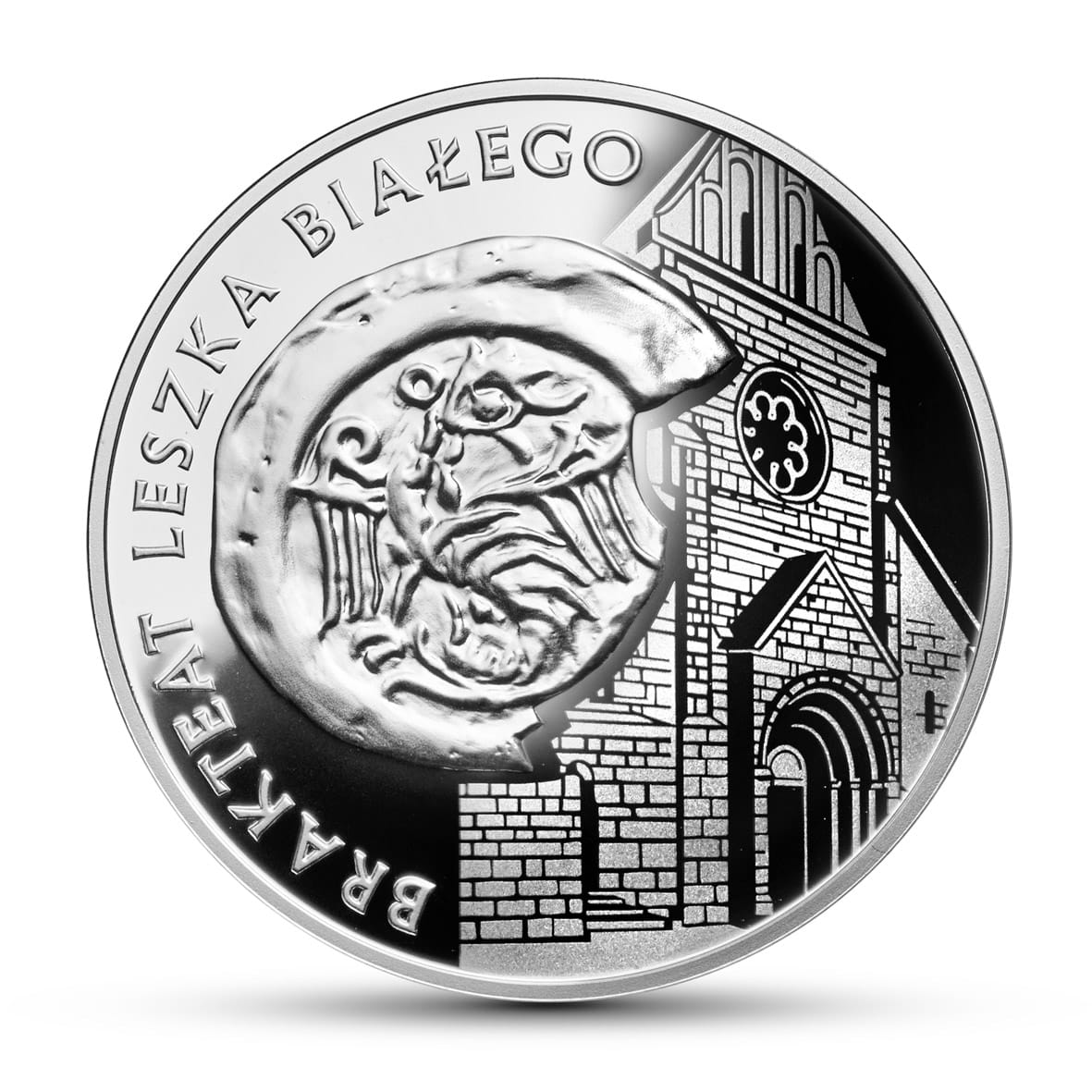 Moneta 10 zł Brakteat Leszka Białego
