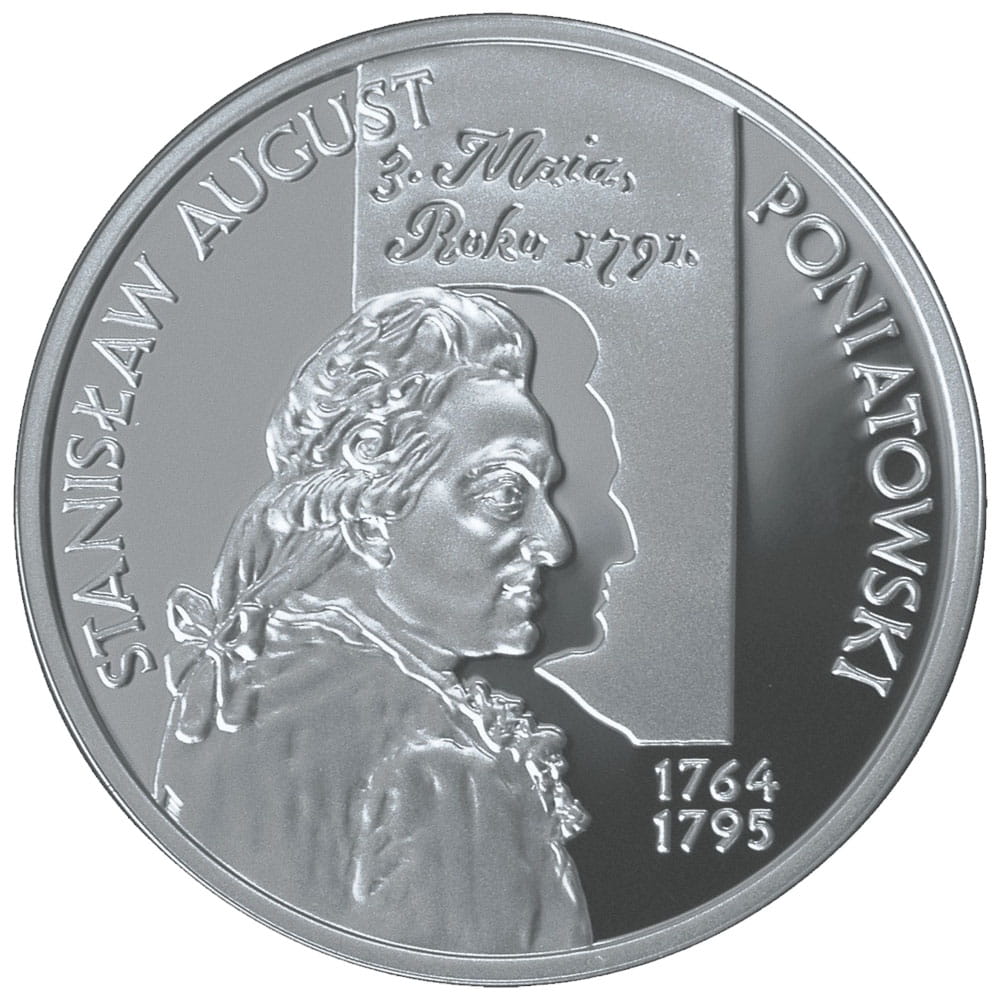 Moneta 10 zł Poniatowski - Popiersie