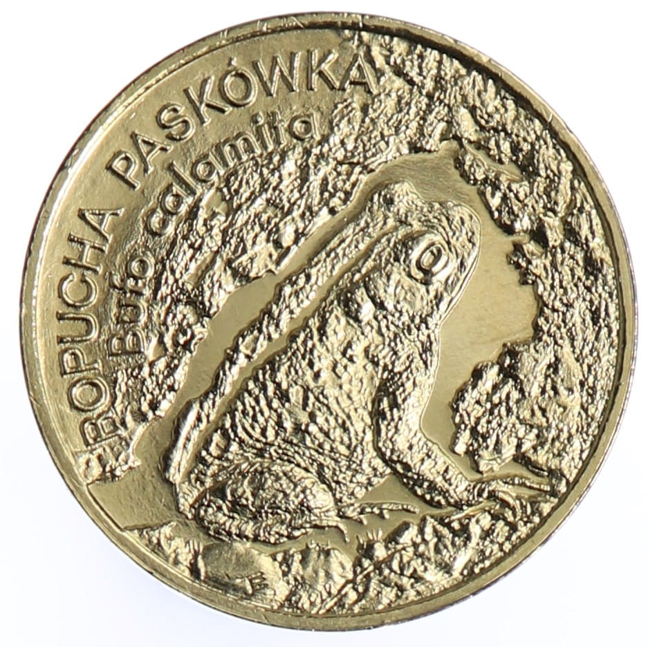 Moneta 2 zł Ropucha paskówka - 1998 rok