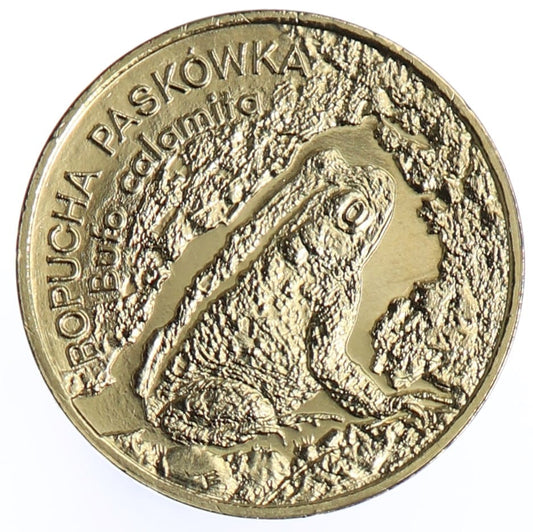 Moneta 2 zł Ropucha paskówka - 1998 rok