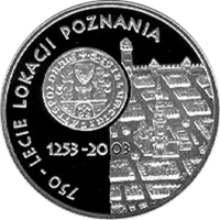 Moneta 10 zł Lokacja Poznania