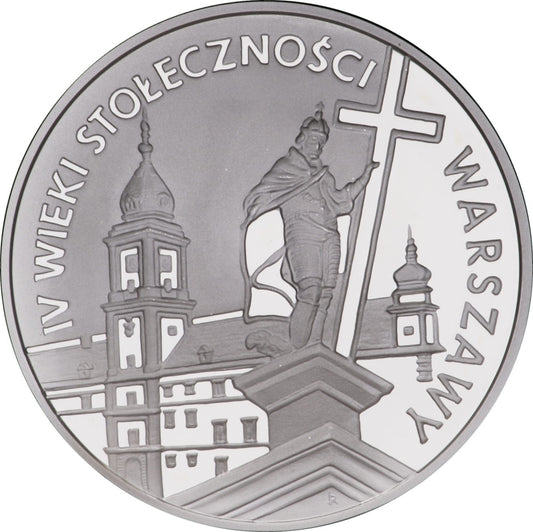 Moneta 20 zł IV wieki stołeczności Warszawy