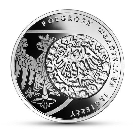 Moneta 20 zł Półgrosz Władysława Jagiełły