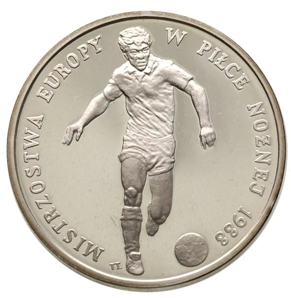 500 złotych - Mistrzostwa Europy W Piłce Nożnej 1988 - 1987 rok