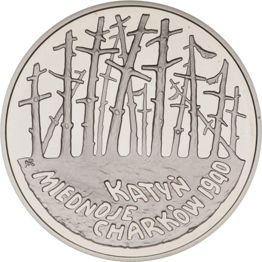 Moneta 20 zł Katyń, Miednoje, Charków