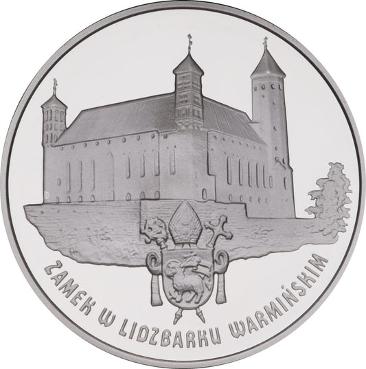 Moneta 20 zł Zamek w Lidzbarku Warmińskim