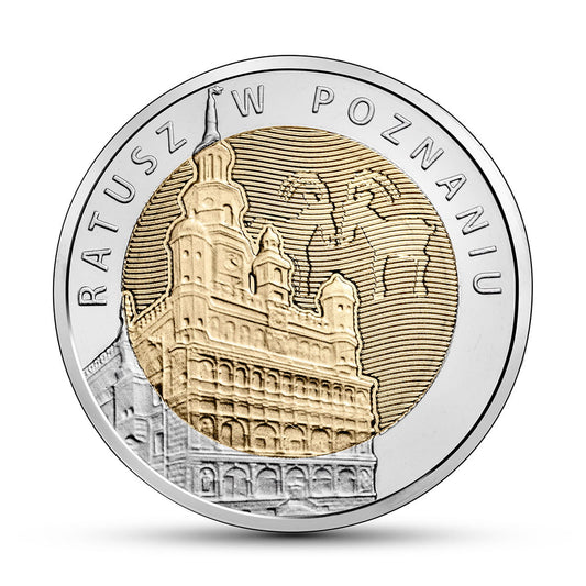Moneta 5 zł Ratusz w Poznaniu