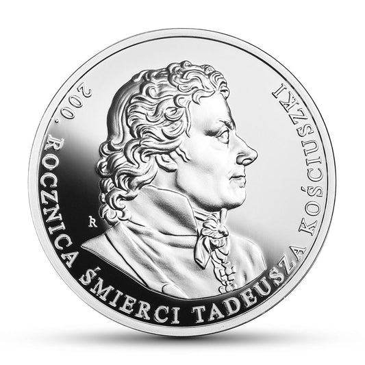 Moneta 10 zł Tadeusz Kościuszko