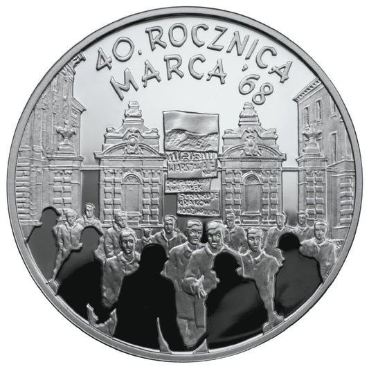 Moneta 10 zł Marzec '68