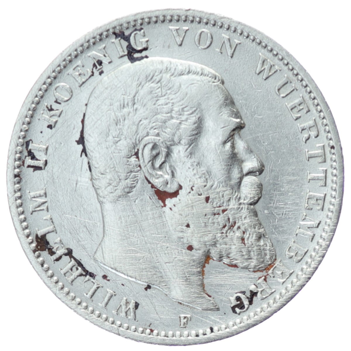 3 marki - Wirtembergia - 1910 - F