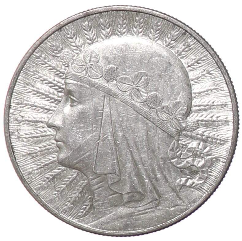 10 zł - Głowa Kobiety - 1933  (nr  2240)