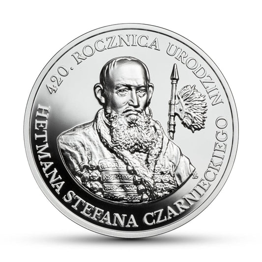 Moneta 10 zł 420. rocznica urodzin Hetmana Stefana Czarnieckiego