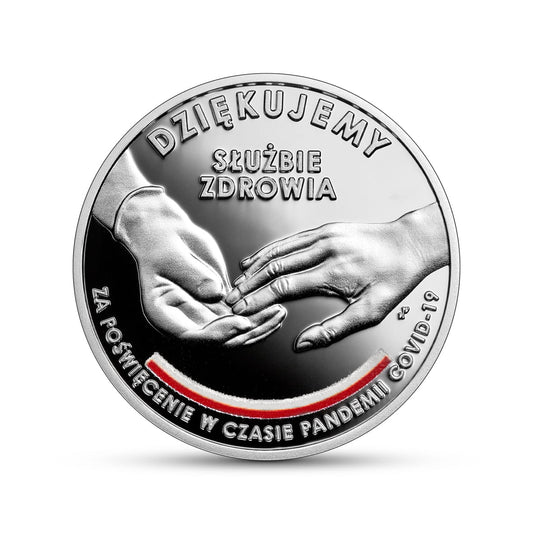 Moneta 10 zł Dziękujemy służbie zdrowia za poświęcenie w czasie pandemii COVID-19