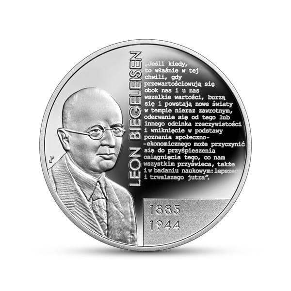 Moneta 10 zł Leon Biegeleisen
