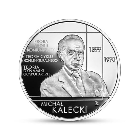 Moneta 10 zł Michał Kalecki