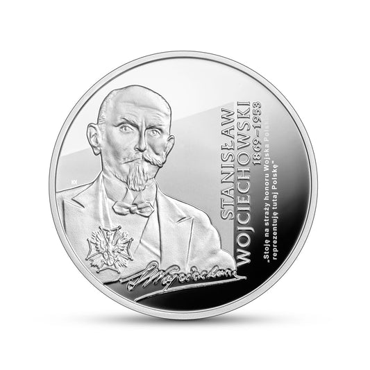 Moneta 10 zł Stanisław Wojciechowski