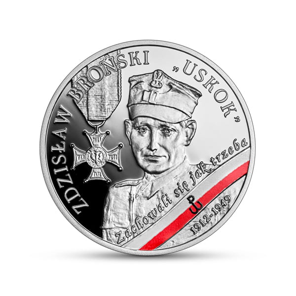 Moneta 10 zł Żołnierze Niezłomni „Uskok”