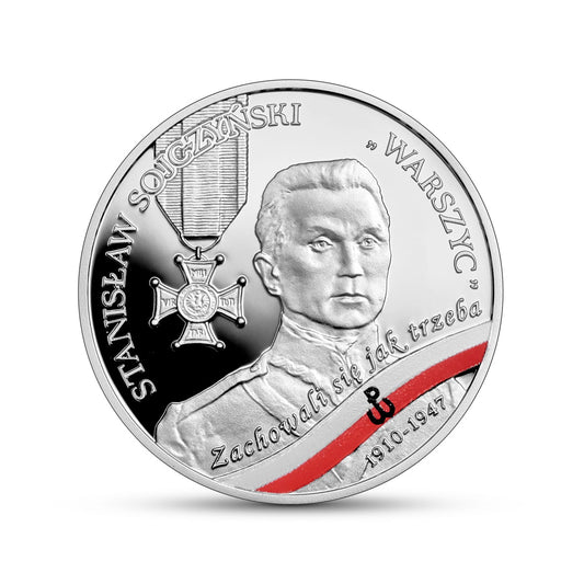 Moneta 10 zł Żołnierze Niezłomni „Warszyc”