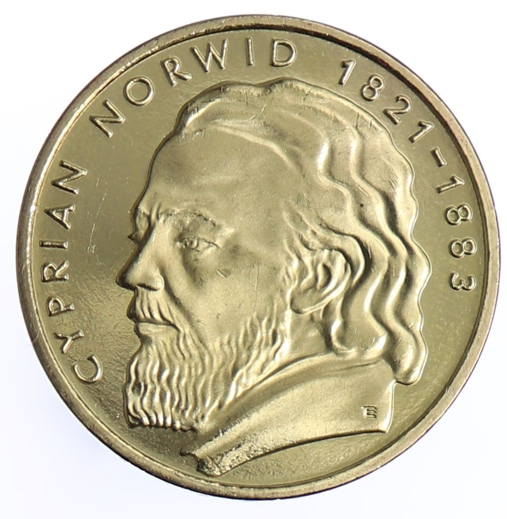 Moneta 2 zł Cyprian Norwid - 2013 rok