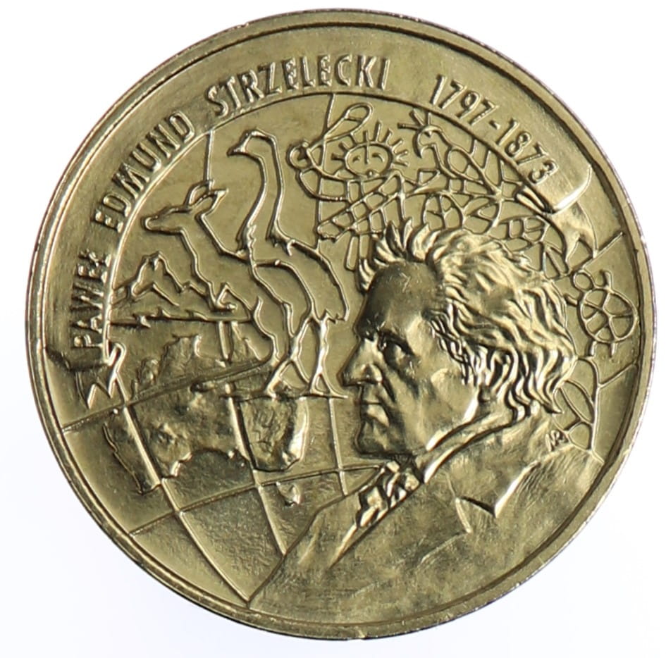Moneta 2 zł Edmund Strzelecki - 1997 rok