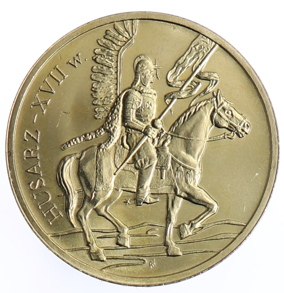 Moneta 2 zł  Husarz XVII wiek - 2009 rok