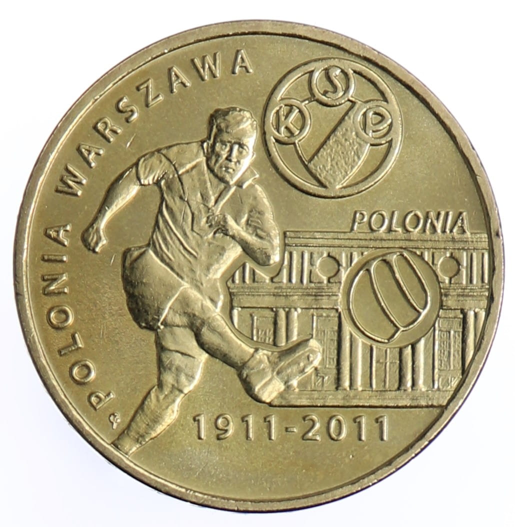 Moneta 2 zł Polonia Warszawa - 2011 rok