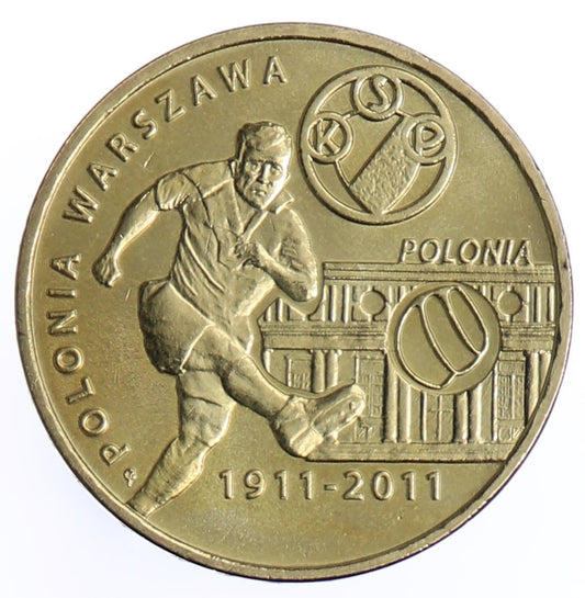 Moneta 2 zł Polonia Warszawa - 2011 rok