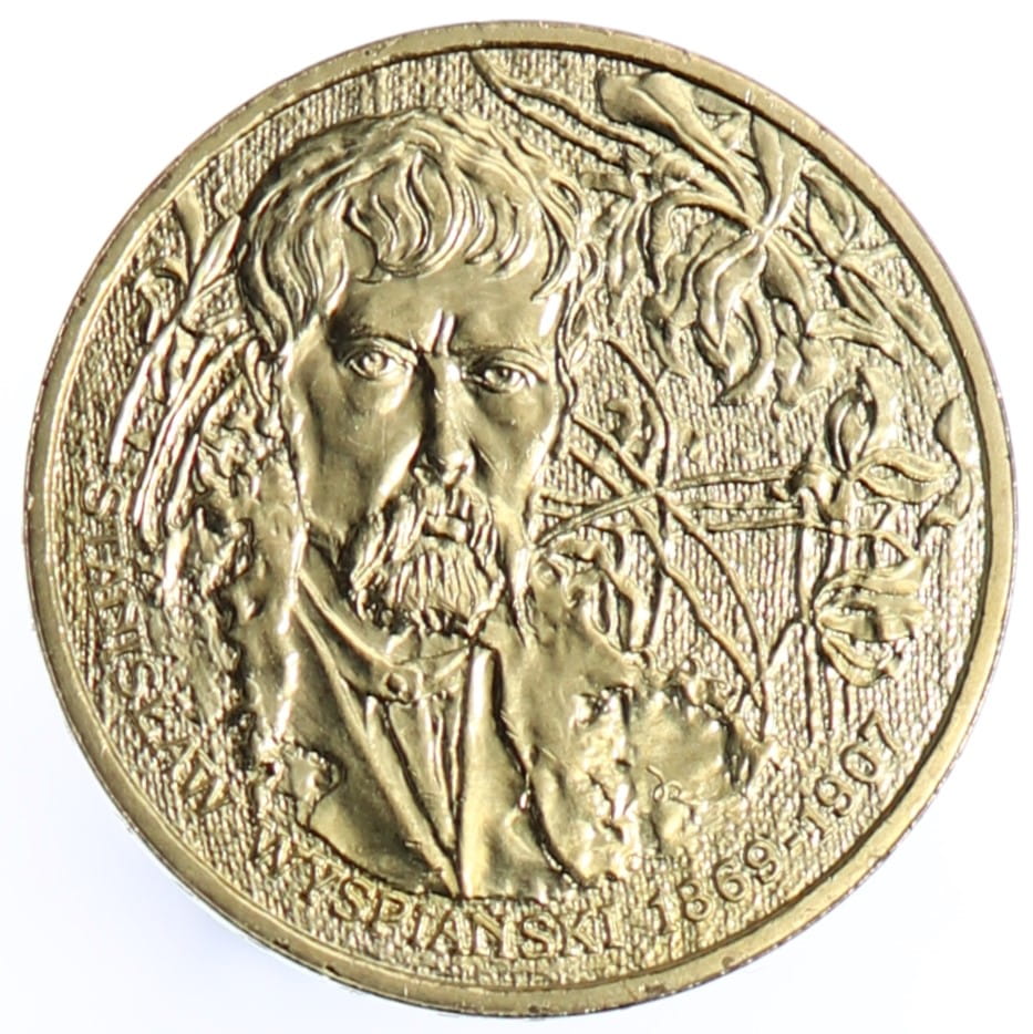 Moneta 2 zł Stanisław Wyspiański - 2004 rok