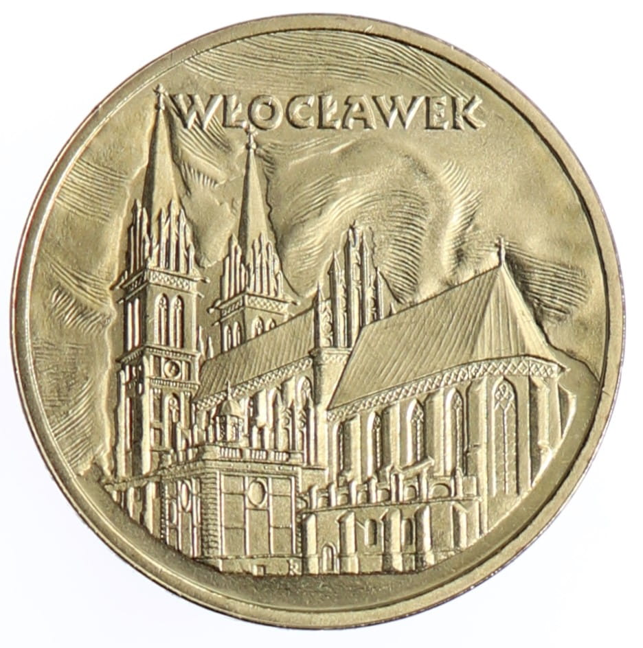 Moneta 2 zł Włocławek - 2005 rok