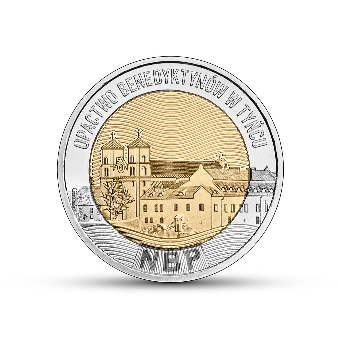 Moneta 5 zł Opactwo Benedyktynów w Tyńcu