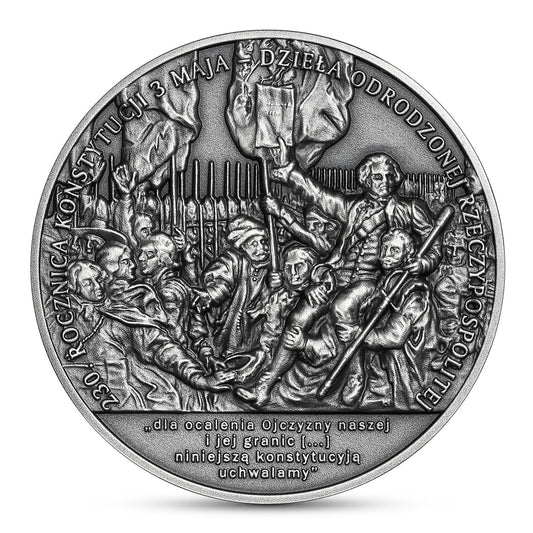 Moneta 50 zł 230. rocznica Konstytucji 3 Maja